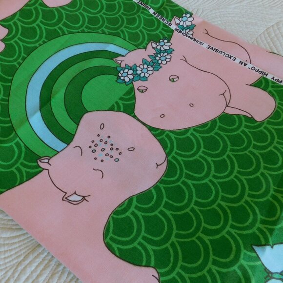 VTG groovy Katashas Unusuals wrap skirt fabric Schumacher decorator material 1yd - Picture 10 of 16